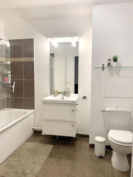 Grand F3 A 30Mn De Paris - Terrasse + Parking Prive Apartment Saint-Ouen-l'Aumone Exterior foto
